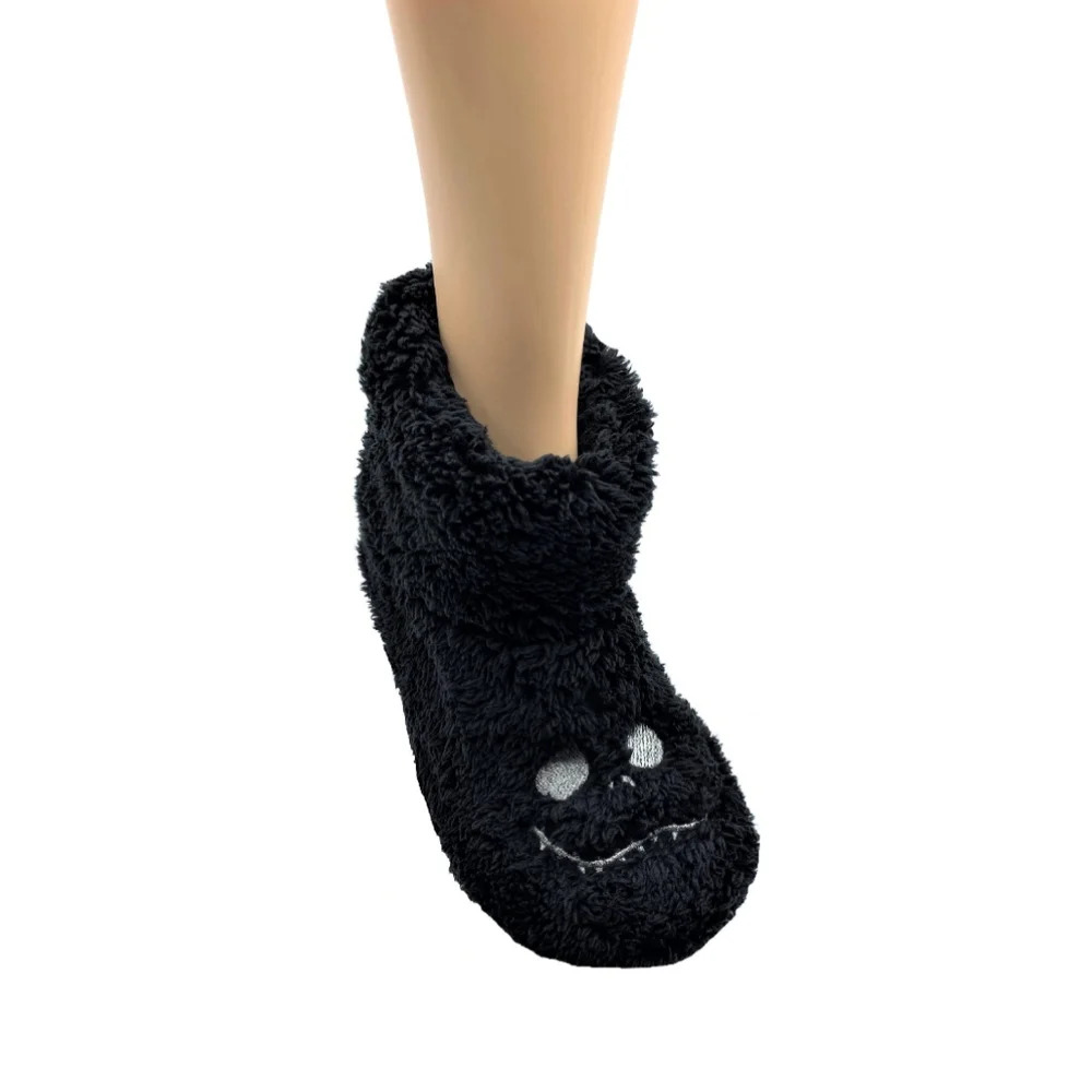 Women's Shoe Size 5.5-7.5 Slippers Nightmare Before Christmas Black NWT